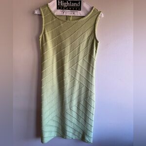 St John Green Sleeveless Dress